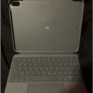 Logitech - Combo Touch Keyboard Folio for Apple iPad Air/Pro